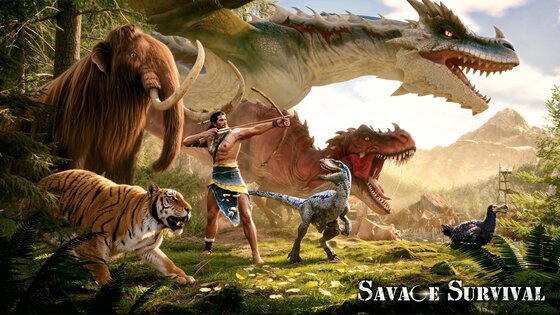 Savage Survival: Jurassic Isle 1.3.140. Скриншот 13