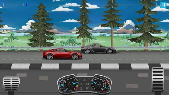 Уличные Гонки 2D 43.0. Скриншот 2