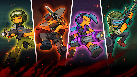 Stickman vs Zombie: Dark War 1.0.19. Скриншот 3