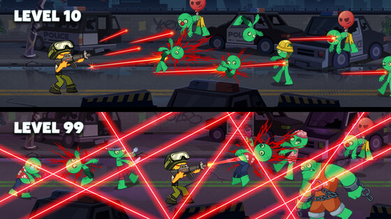 Stickman vs Zombie: Dark War 1.0.19. Скриншот 6