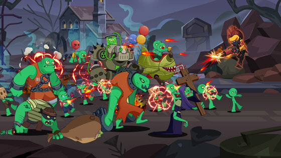 Stickman vs Zombie: Dark War 1.0.19. Скриншот 7
