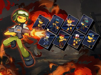 Stickman vs Zombie: Dark War 1.0.19. Скриншот 9