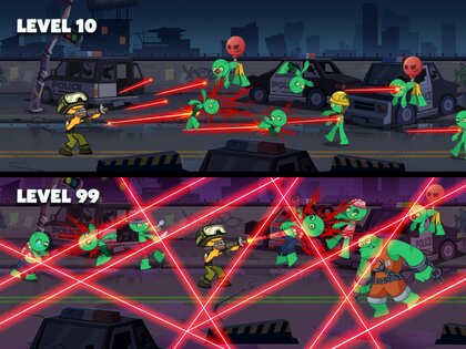 Stickman vs Zombie: Dark War 1.0.19. Скриншот 20