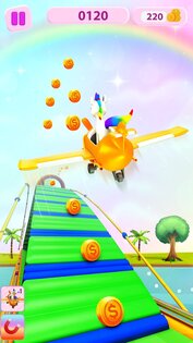 Unicorn Fun: Endless Run Game 1.7.7. Скриншот 2