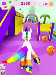 Unicorn Fun: Endless Run Game 1.7.7. Скриншот 9
