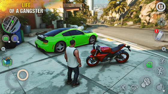 Gangster Game Grand Mafia City 3.1. Скриншот 1