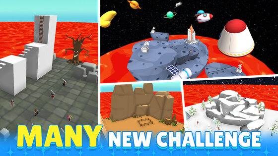 Obby Block World: Lava Floor 1.22. Скриншот 2