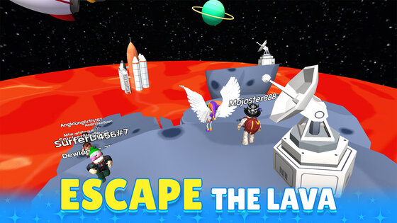 Obby Block World: Lava Floor 1.22. Скриншот 4