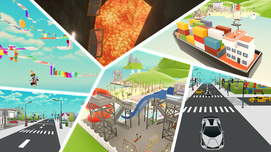 Obby Block World Craft City 0.28. Скриншот 2