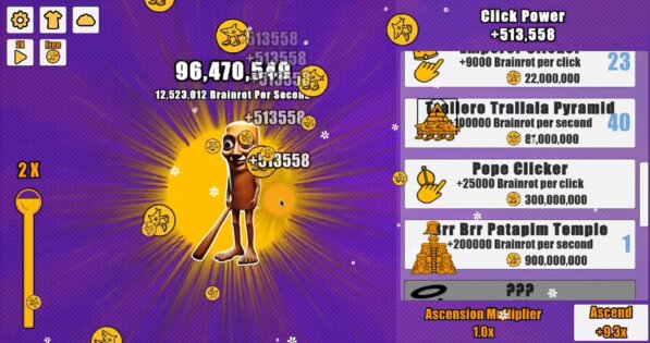 Italian Brainrot Clicker 0.3.2. Скриншот 1