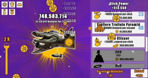 Italian Brainrot Clicker 0.3.2. Скриншот 9
