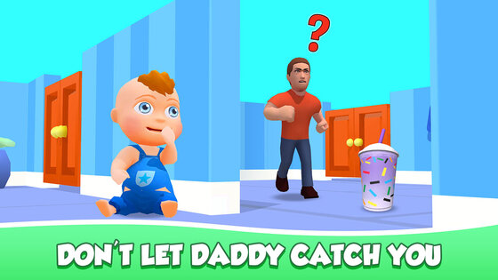 Hide From Daddy: Little Escape 1.0.44.1. Скриншот 1