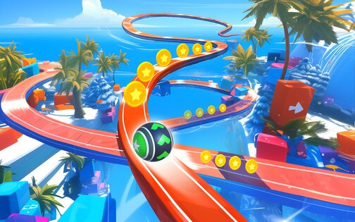 3D Super Rolling Ball Race 2.0.9. Скриншот 18