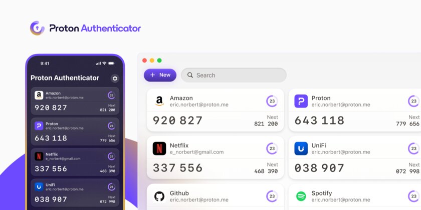 Proton выпустил 2FA-аутентификатор: без рекламы, на все платформы и с защищённой синхронизацией