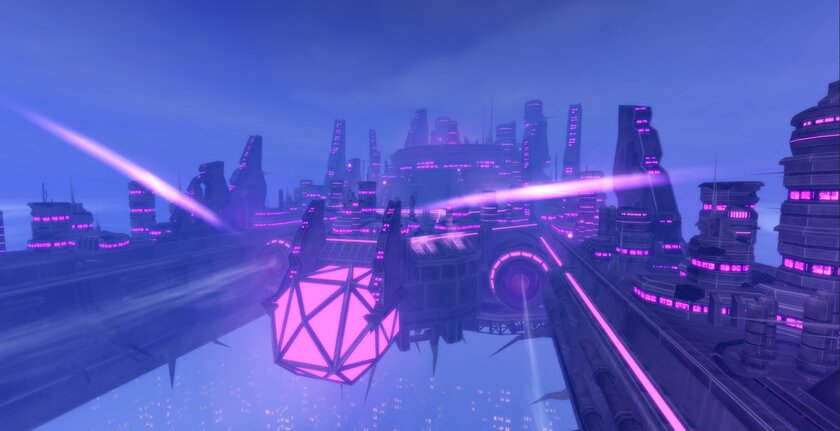 Энтузиаст построил в редакторе Roblox огромный космический корабль — больше напоминает летающий город
