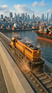 Train Ramp Jumping 0.9.1. Скриншот 5