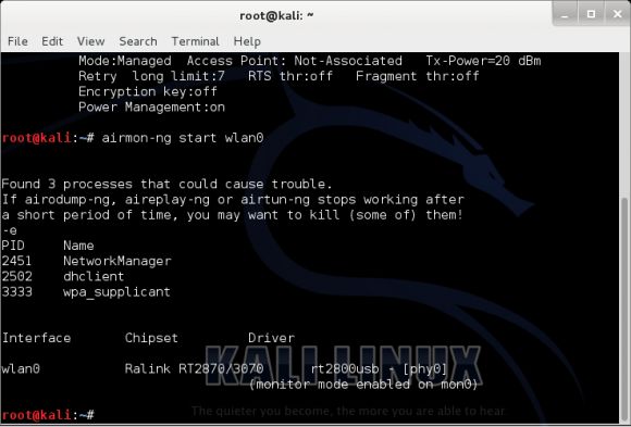Kali Linux: Взлом Wi-Fi по протоколу WPS