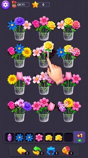 Flower Merge: Цветы Сортировка 2.501. Скриншот 4