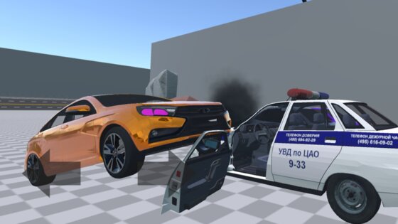 АВТОВАЗ КРАШ ТЕСТ СИМУЛЯТОР 2.0. Скриншот 3