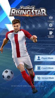 Football Rising Star 2.5.0. Скриншот 1