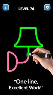 Line Drawing No Lift Puzzle 0.4.0. Скриншот 1