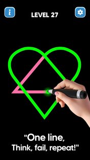 Line Drawing No Lift Puzzle 0.4.0. Скриншот 3