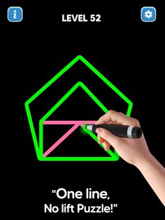 Line Drawing No Lift Puzzle 0.4.0. Скриншот 15
