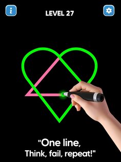 Line Drawing No Lift Puzzle 0.4.0. Скриншот 19