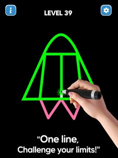 Line Drawing No Lift Puzzle 0.4.0. Скриншот 24