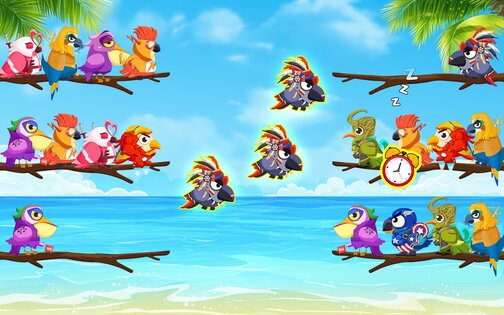 Bird Sort 2: Color Puzzle 4.0.0. Скриншот 24