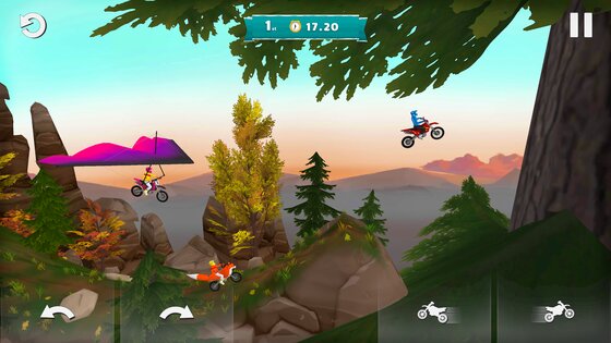 Airborne Motocross 1.8.0. Скриншот 12