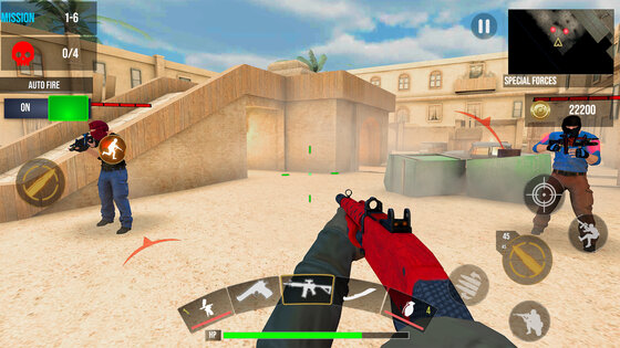 FPS Commando Strike 3D 5.9. Скриншот 3