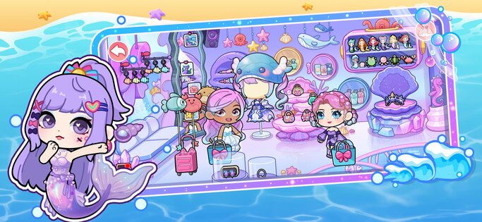 Tut World: Fashion Mermaid Life 1.0.23. Скриншот 5