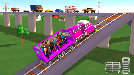 Passenger Express Train Game 0.5.7. Скриншот 1
