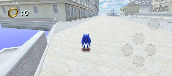 Sonic The Hedgehog 3D Remake. Скриншот 1