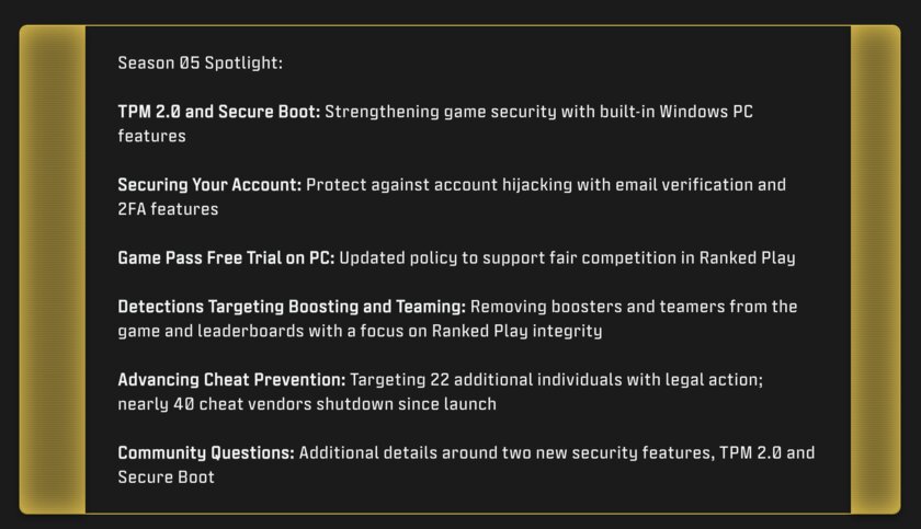 Новая Call of Duty и Battlefield 6 не запустятся без Secure Boot и модуля TPM 2.0