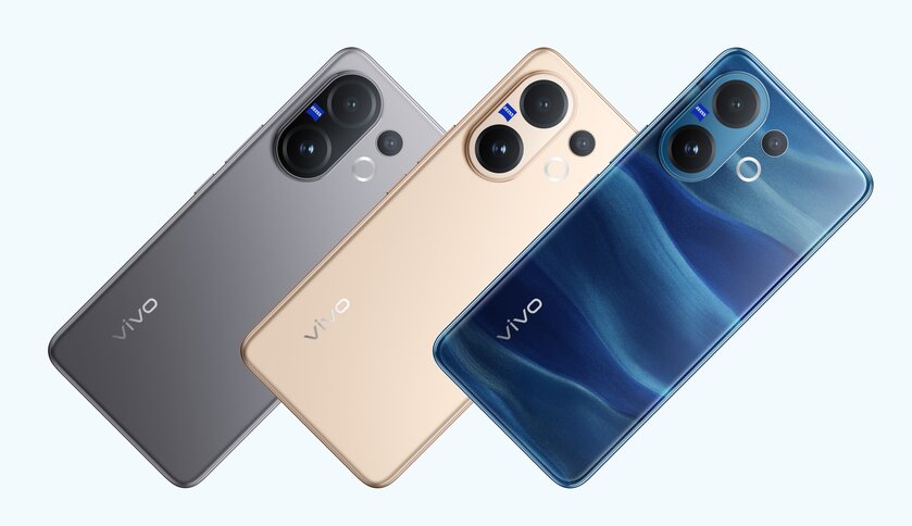 Представлен Vivo V60: смартфон с Google Gemini, защитой IP68/IP69 и батареей 6500 мАч