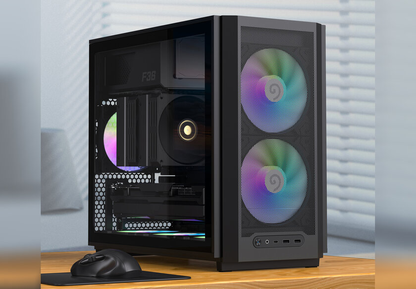 Корпуса GAMEMAX F36 и F46 поступили в продажу — для эстетичных ПК-сборок без лишних проводов