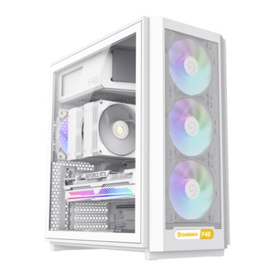 Корпуса GAMEMAX F36 и F46 поступили в продажу — для эстетичных ПК-сборок без лишних проводов