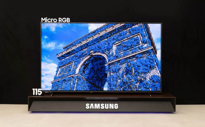 Samsung представила первый в мире телевизор с Micro RGB: 115 дюймов и отличная цветопередача