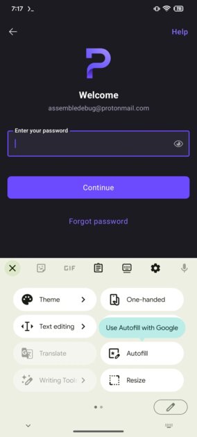 В Gboard появился новый удобный ярлык для автозаполнения учётных данных