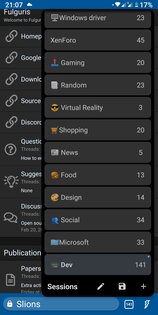 Fulguris Web Browser 1.10.2. Скриншот 1