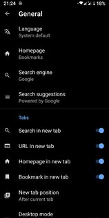 Fulguris Web Browser 1.10.2. Скриншот 7
