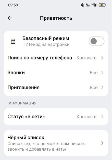 В российском мессенджере MAX появились кнопка «Пожаловаться» и безопасный режим