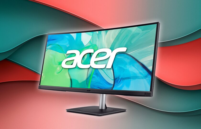 Acer представила в России 34-дюймовый изогнутый монитор для офиса и дизайн-студий