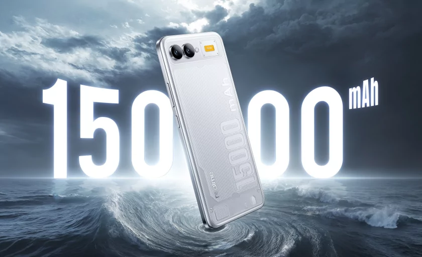 realme представила впечатляющий концептуальный смартфон с батареей 15000 мА·ч
