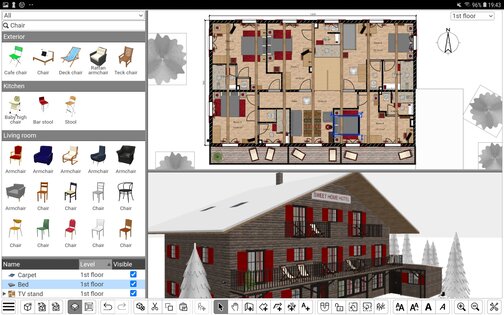 Sweet Home 3D 7.5.7. Скриншот 7