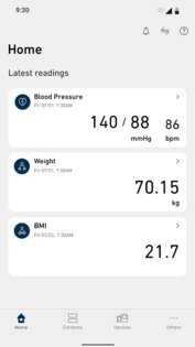OMRON connect 011.001.00002. Скриншот 2