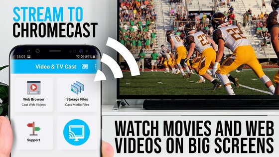 TV Cast for Chromecast 2.71. Скриншот 1