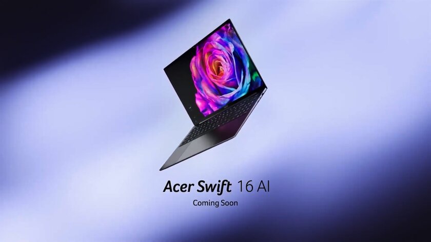 Acer анонсировала Swift 16 AI: первый ноутбук на базе Intel Panther Lake